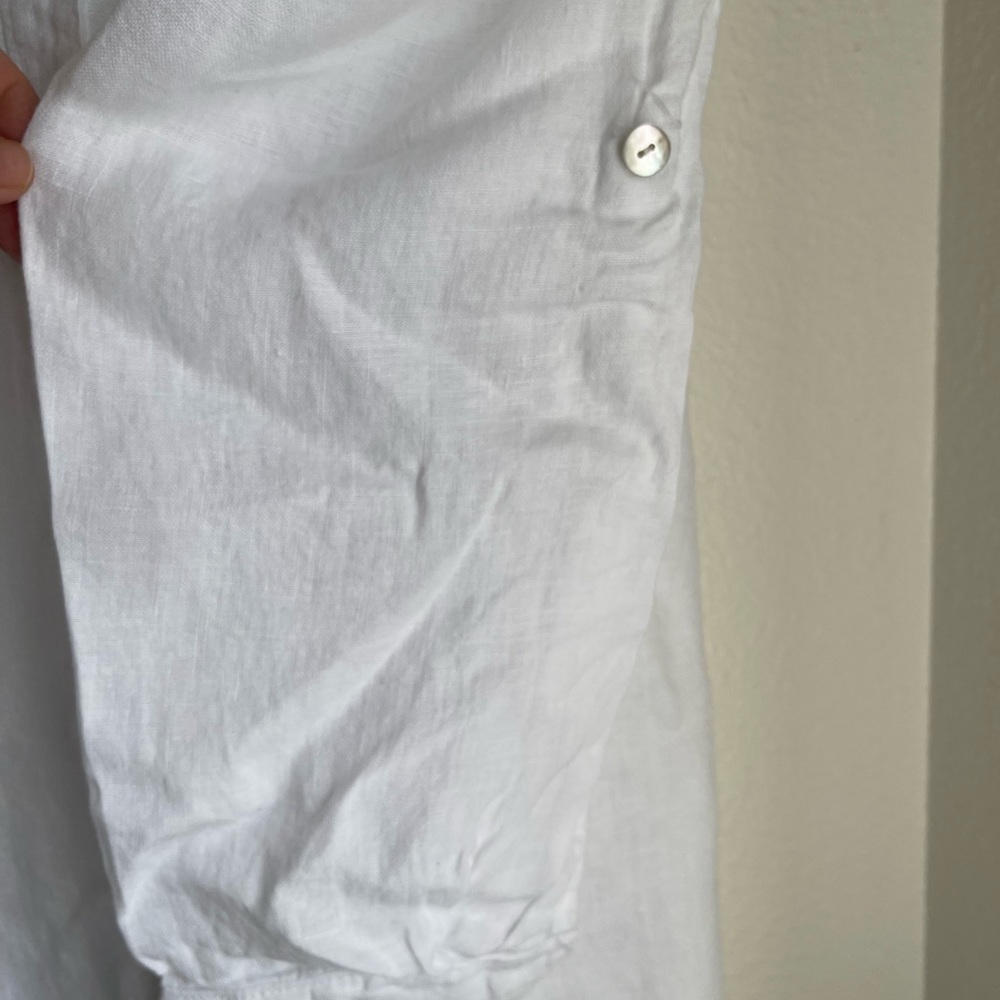 M made in Italy blouse 100% linen - Picture 6 of 12